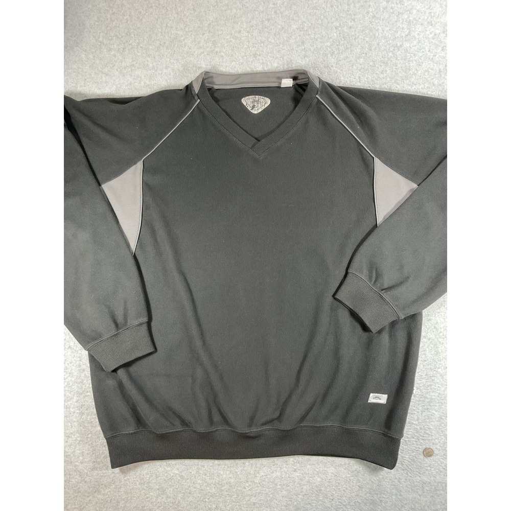 Callaway Golf X Series Mens XL V-Neck Pullover Windshirt Charcoal Grey 1578